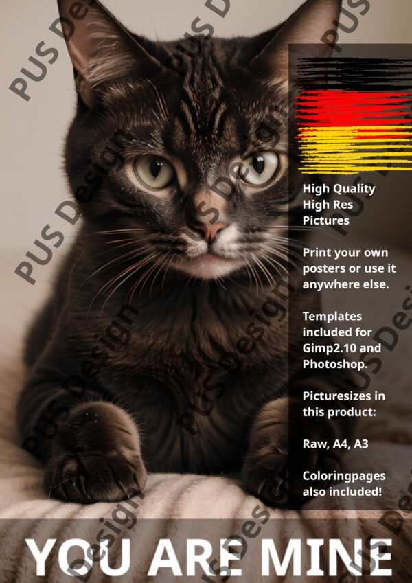 You-Are-Mine Cat Limited Edition - HQ Pics und Ausmalbilder